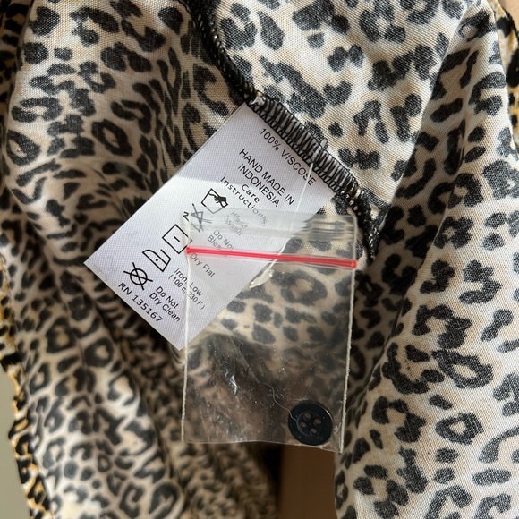 NWT motel crosena leopard mini dress s - Picture 10 of 10